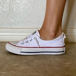 White Chuck Taylor All Star Shoreline Slip On